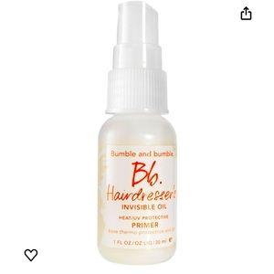 Bumble and Bumble-NEW-Travel sz Hair dressers invisible oil Heat/UV protection